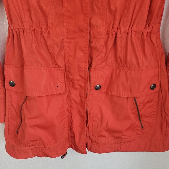 a.n.a. Women's  Lightweight Orange Packable Jacket Size S Fall Winter Outdoor - Picture 4 of 11